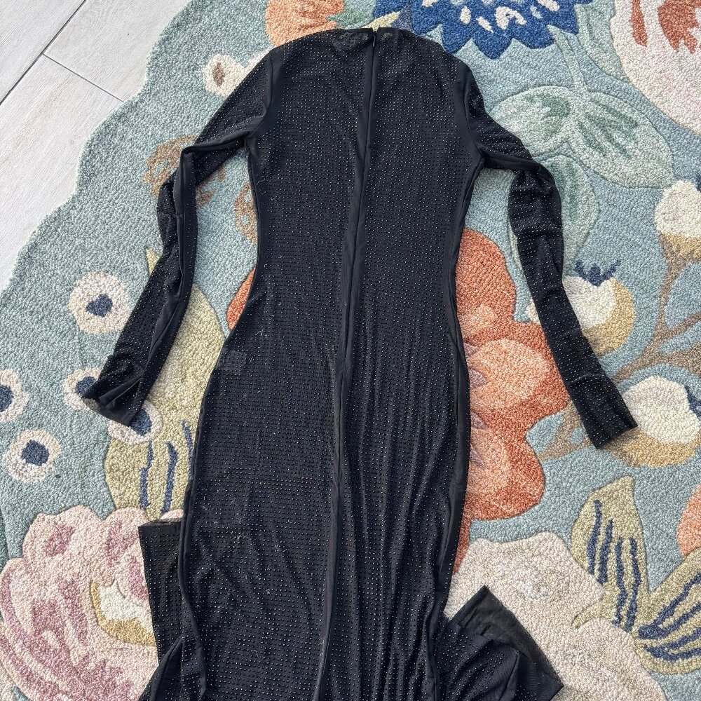 Leau Black Maxi Dress